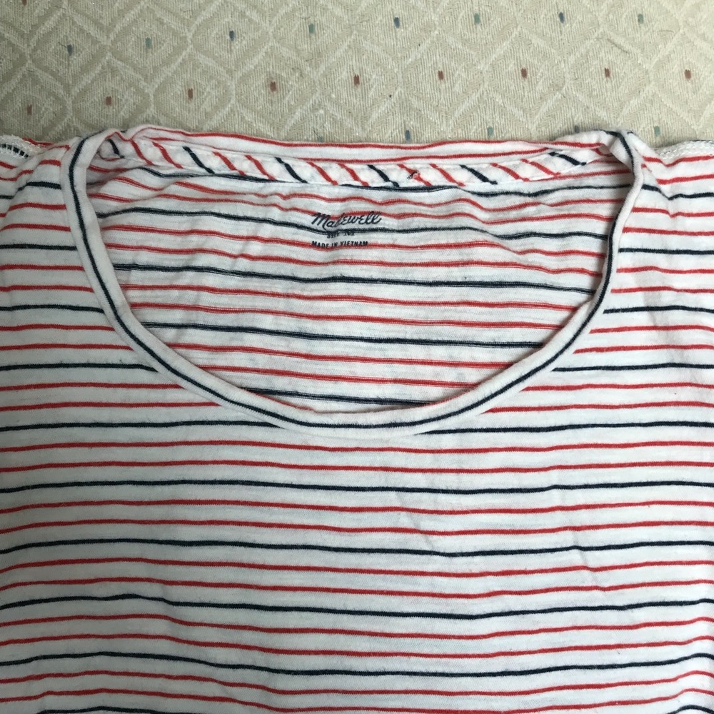 Madewell crewneck striped shirt